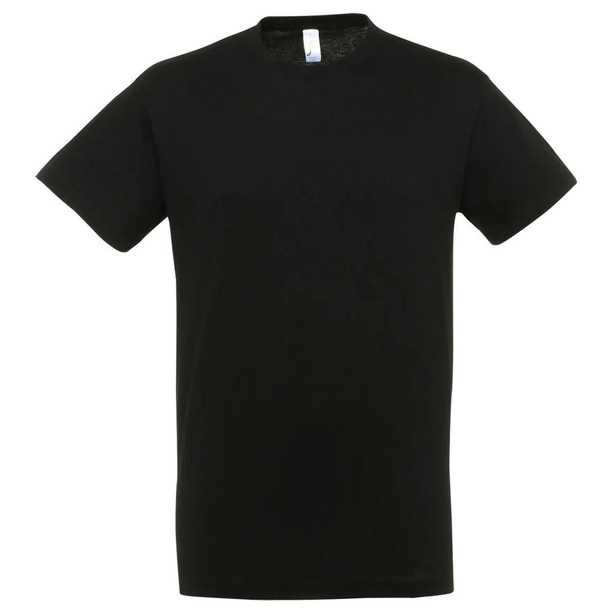 T-shirt unisexe en coton – Noir profond