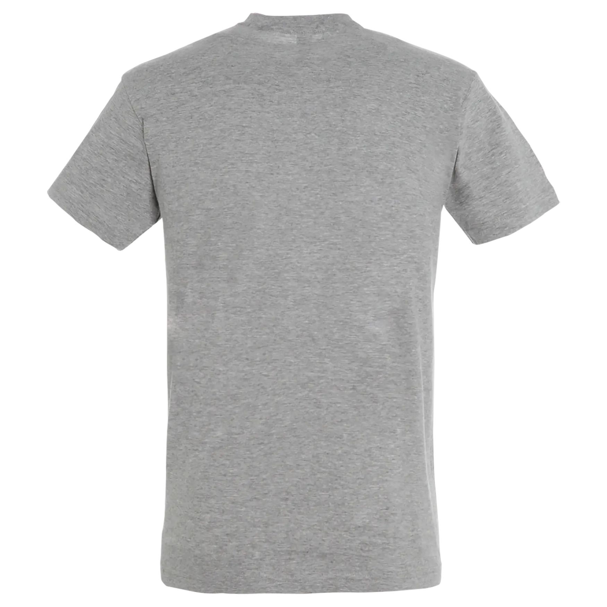 T-shirt Regent gris chiné, vue de dos